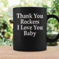Thank You Rockers I Love You Baby コーヒーマグ ギフトのアイデア