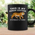 This Is My Human コスチューム I'm Really A Tiger かわいいタイガー コーヒーマグ ギフトのアイデア