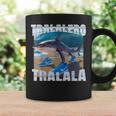 Tralalero Tralalahark Meme イタリアンブレインロットtシャツ コーヒーマグ ギフトのアイデア