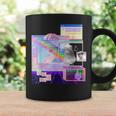 Vaporwave 美的pc トリッピーアート 90年代コンピューター コーヒーマグ ギフトのアイデア