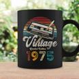 Vintage 1975 Cumpleaños 50 Años Cassette Lápiz Taza de café Ideas de regalos