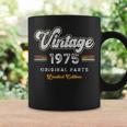 Vintage 1975 Piezas Originales 50 Cumpleaños Taza de café Ideas de regalos
