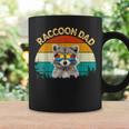 Vintage Retro Wild Animalummerunglass Common Raccoon Dad コーヒーマグ ギフトのアイデア