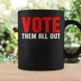 Vote Them All Out 投票 コーヒーマグ ギフトのアイデア