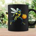Wasp バスケットボール選手バスケットボール スズメバチ コーヒーマグ ギフトのアイデア