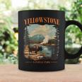Yellowstone National Park Vintage Hiking Camping Coffee Mug Gifts ideas