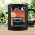 Yuma Az レトロハイウェイ ノスタルジック ヴィンテージカーデザイン コーヒーマグ ギフトのアイデア