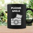 お願い スマイル アート オブ 写真 カメラマン カメラマン コーヒーマグ ギフトのアイデア