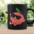 かわいい 桃 フルーツ リラックス のんびりピーチ コーヒーマグ ギフトのアイデア
