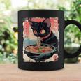 かわいい 黒猫 ラブ ラーメン カワイイ ねこ アニメ 日本語 コーヒーマグ ギフトのアイデア