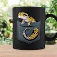 かわいいヒョウゲッコ トカゲ爬虫類 ヒョウ ヤモリのお父さん用 コーヒーマグ ギフトのアイデア