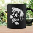 かわいいペキニーズのぞき見犬のグラフィック デザイン コーヒーマグ ギフトのアイデア