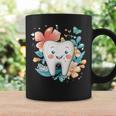 かわいい歯と花iキッズ歯 コーヒーマグ ギフトのアイデア