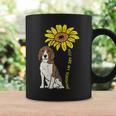 ひまわり サンシャイン ビーグル 動物 ペット ハウンド 犬 恋人 ギフト コーヒーマグ ギフトのアイデア