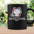 びーえするるる【Bsテレ東公式】No Cat No Life（ブラック） コーヒーマグ ギフトのアイデア