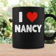 アイラブナンシー-ハート コーヒーマグ ギフトのアイデア