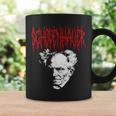 アーサー・ショーペンハウアー デスメタルスタイル 哲学 デザイン コーヒーマグ ギフトのアイデア