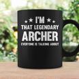 アーチャー 個人名 I'm That Legendary Archer コーヒーマグ ギフトのアイデア