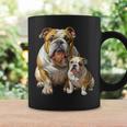 イングリッシュブルドッグの子犬とイングリッシュブルドッグ コーヒーマグ ギフトのアイデア