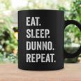 イート・スリープ・ディスクダンノ・リピート コーヒーマグ ギフトのアイデア