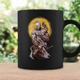 ウクライナのコサック戦士が剣を握り、ウクライナのために戦う コーヒーマグ ギフトのアイデア
