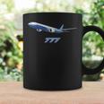 エアラインジェット777飛行機旅客機ジャンボジェット コーヒーマグ ギフトのアイデア