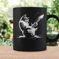 エレキギターで遊ぶ面白いギター猫 コーヒーマグ ギフトのアイデア