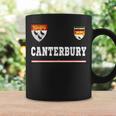 カンタベリースポーツサッカージャージ フラッグ フットボール コーヒーマグ ギフトのアイデア