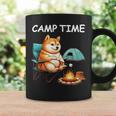 キャンプ Camp Time アウトドア 焚火 おもしろ 犬 柴犬好き 柴犬 名言 文字 面白い ふざけた ネタ コーヒーマグ ギフトのアイデア