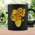 ゴッホのひまわりの現代美術の絵画 コーヒーマグ ギフトのアイデア