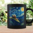 ゴッホの星空の夜のカタツムリスローモーバー動物愛好家 コーヒーマグ ギフトのアイデア