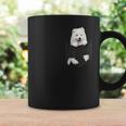 サモエド愛好家のための面白いサモエドをポケットに入れました コーヒーマグ ギフトのアイデア