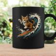 サーファー猫 サーフィン コーヒーマグ ギフトのアイデア