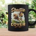 シェットランド・シープドッグ・ドッグ・シェルティー-シェルティ・ラヴァー・フォー・ライフ コーヒーマグ ギフトのアイデア