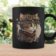 スチームパンク 猫 キティ 子猫 スチームパンク コーヒーマグ ギフトのアイデア