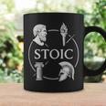 ストイックな美徳 – 知恵の勇気 正義 自己習得のシンボル コーヒーマグ ギフトのアイデア