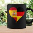 スペインとドイツのハーフaのかっこいい国旗 スペイン ドイツの国旗 Pain German Flag コーヒーマグ ギフトのアイデア
