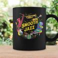 スムースジャズ カラフル 楽器 アート コーヒーマグ ギフトのアイデア