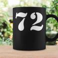 セブンティツー ナンバー 72 ナンバー コーヒーマグ ギフトのアイデア