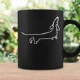 ダックスフンド 犬のモチーフの動物の顔 アートモチーフの犬 コーヒーマグ ギフトのアイデア