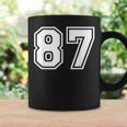 チームジャージーナンバー87 スポーツギフト コーヒーマグ ギフトのアイデア