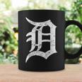 デトロイトグラフィック D ディストレスト グランジ モーターシティ コーヒーマグ ギフトのアイデア