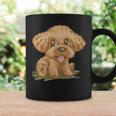 トイプードル かわいい いぬ 子犬 ペット おもしろ 動物 イラスト コーヒーマグ ギフトのアイデア