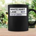トッテナム フットボールチーム ホワイト ハートレーン ストリートサイン コーヒーマグ ギフトのアイデア