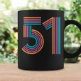 ナンバー51 Fifty-One Anniversary 男女 51歳の誕生日 コーヒーマグ ギフトのアイデア