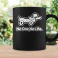 ノー ダックス ノー ライフ No Daxno Life 胸＆バックプリント コーヒーマグ ギフトのアイデア