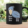 ハシビロコウさん『ビッグ プリント』青い鳥【どうぶつフレンズ】ゆるくて かわいい 動物園の生き物 イラスト コーヒーマグ ギフトのアイデア