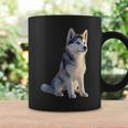 ハスキーがモチーフの愛犬家 シベリアンハスキーが大好き コーヒーマグ ギフトのアイデア