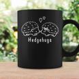 ハリネズミかわいいハリネズミハググラフィック Hedgehugs コーヒーマグ ギフトのアイデア