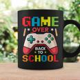 バック・トゥ・スクール-ゲームオーバーバック・トゥ・スクール コーヒーマグ ギフトのアイデア